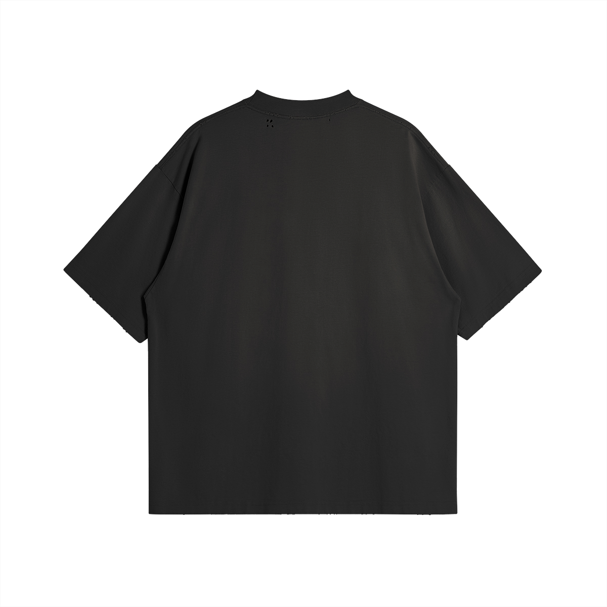 Embroidered Oversized Distressed T-shirt - 260GSM