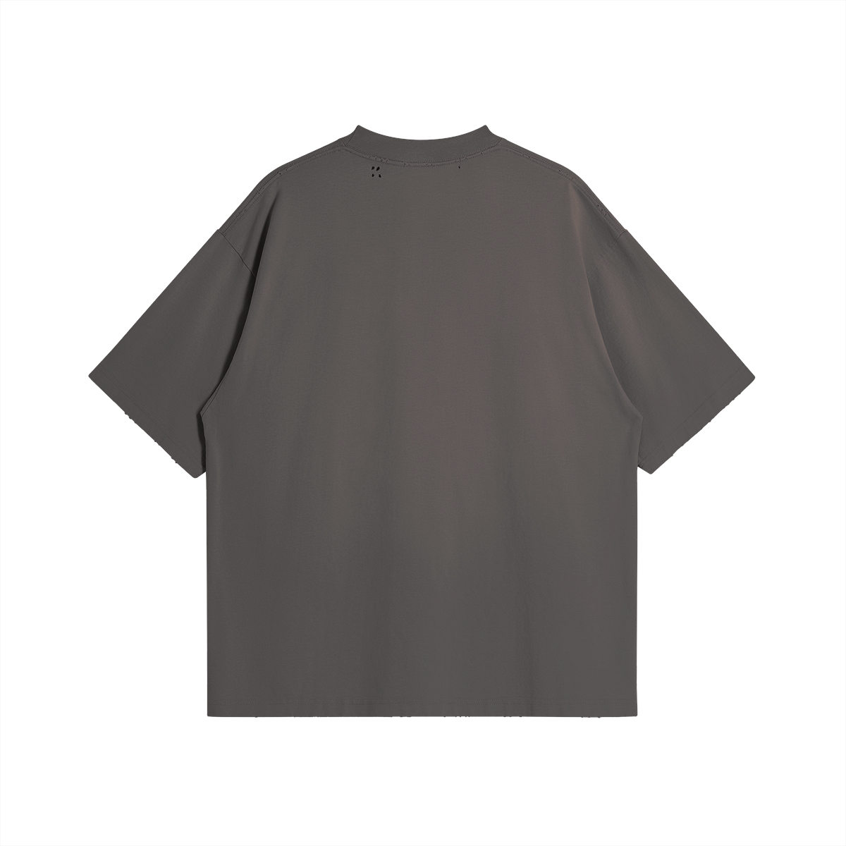 Embroidered Oversized Distressed T-shirt - 260GSM