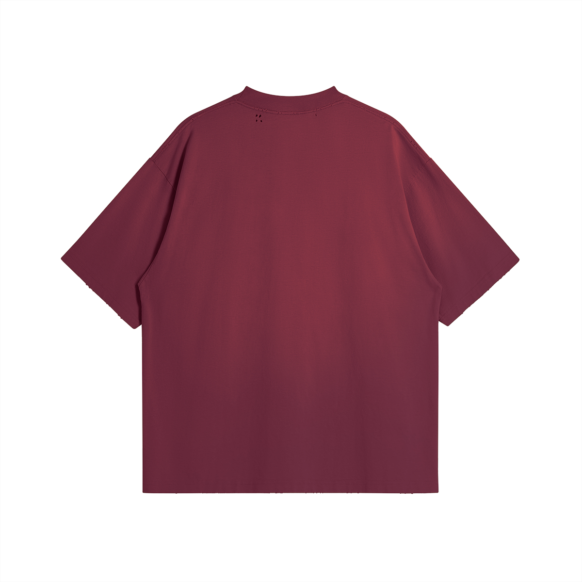 Embroidered Oversized Distressed T-shirt - 260GSM