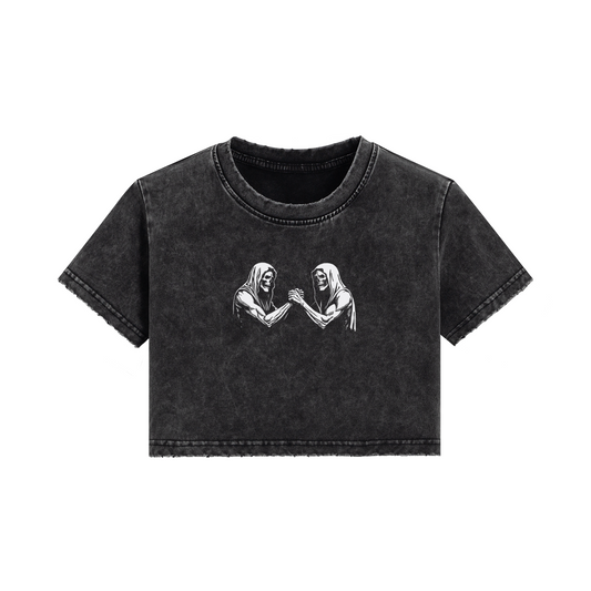 "Arm Wrestle" Crop Top